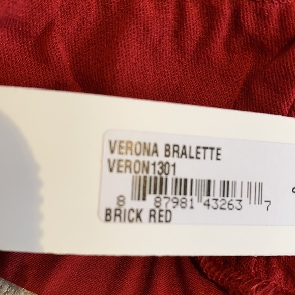 Cosabella Verona brick red mesh convertible bra NWT - Picture 5 of 6
